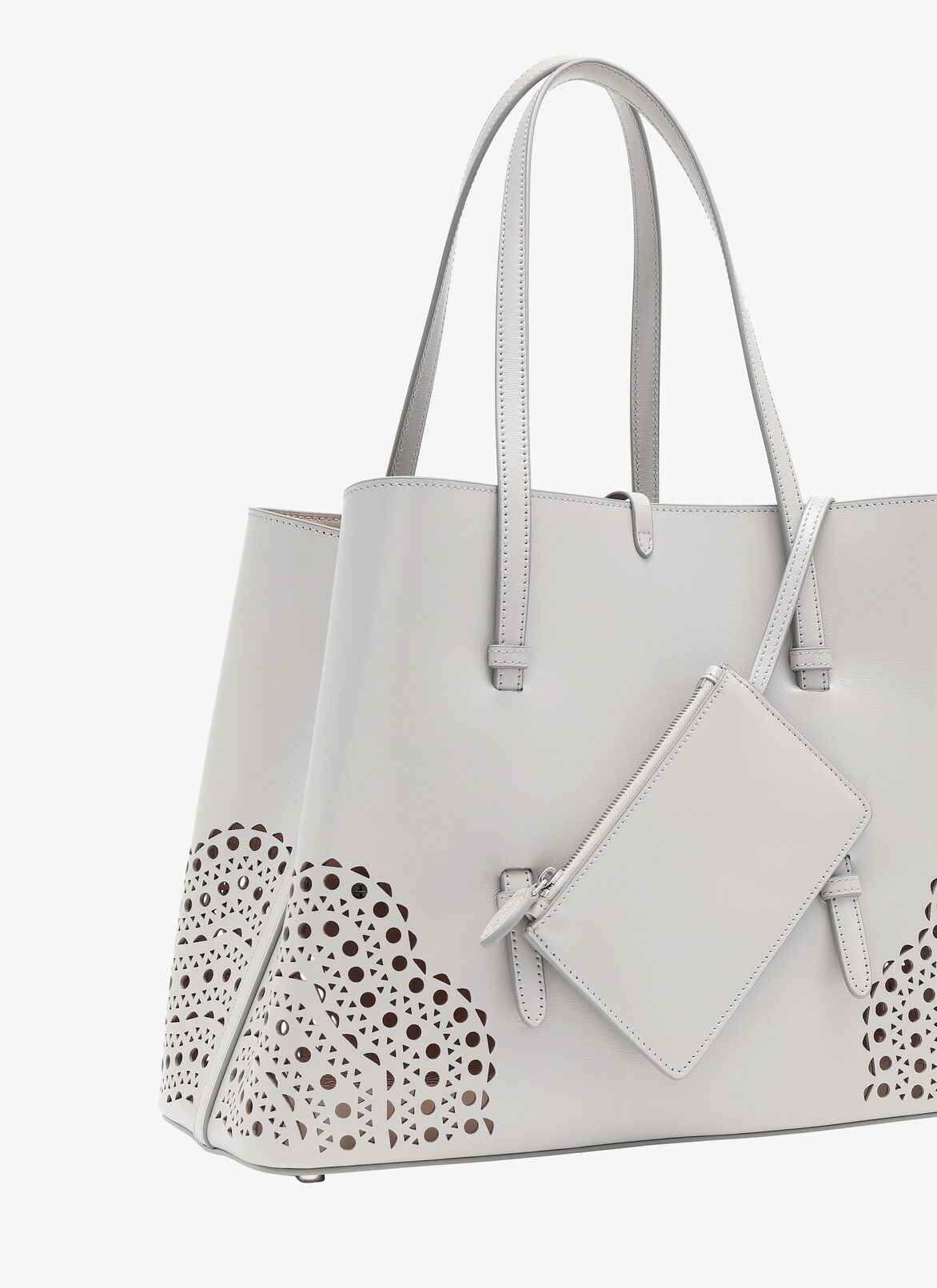 CABAS SMALL MODEL C.LUX QUART VIENNE VAGUE PEARL ALAÏA PEARL  CABAS SMALL MODEL C.LUX QUART VIENNE VAGUE PEARL